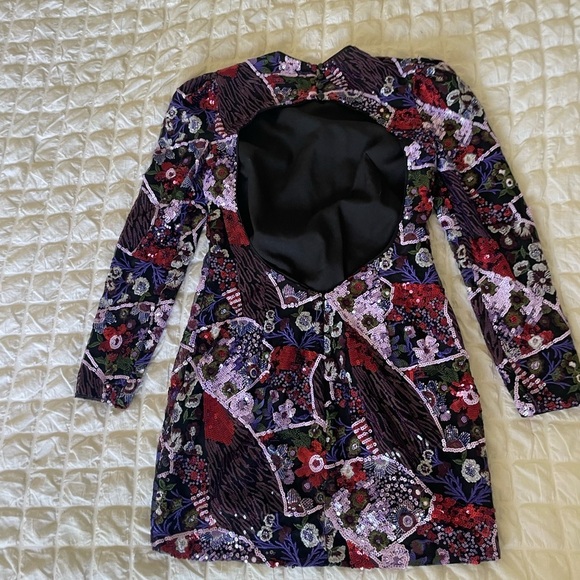 Helsi Monica purple sequin Evening Mini Dress - Picture 9 of 15